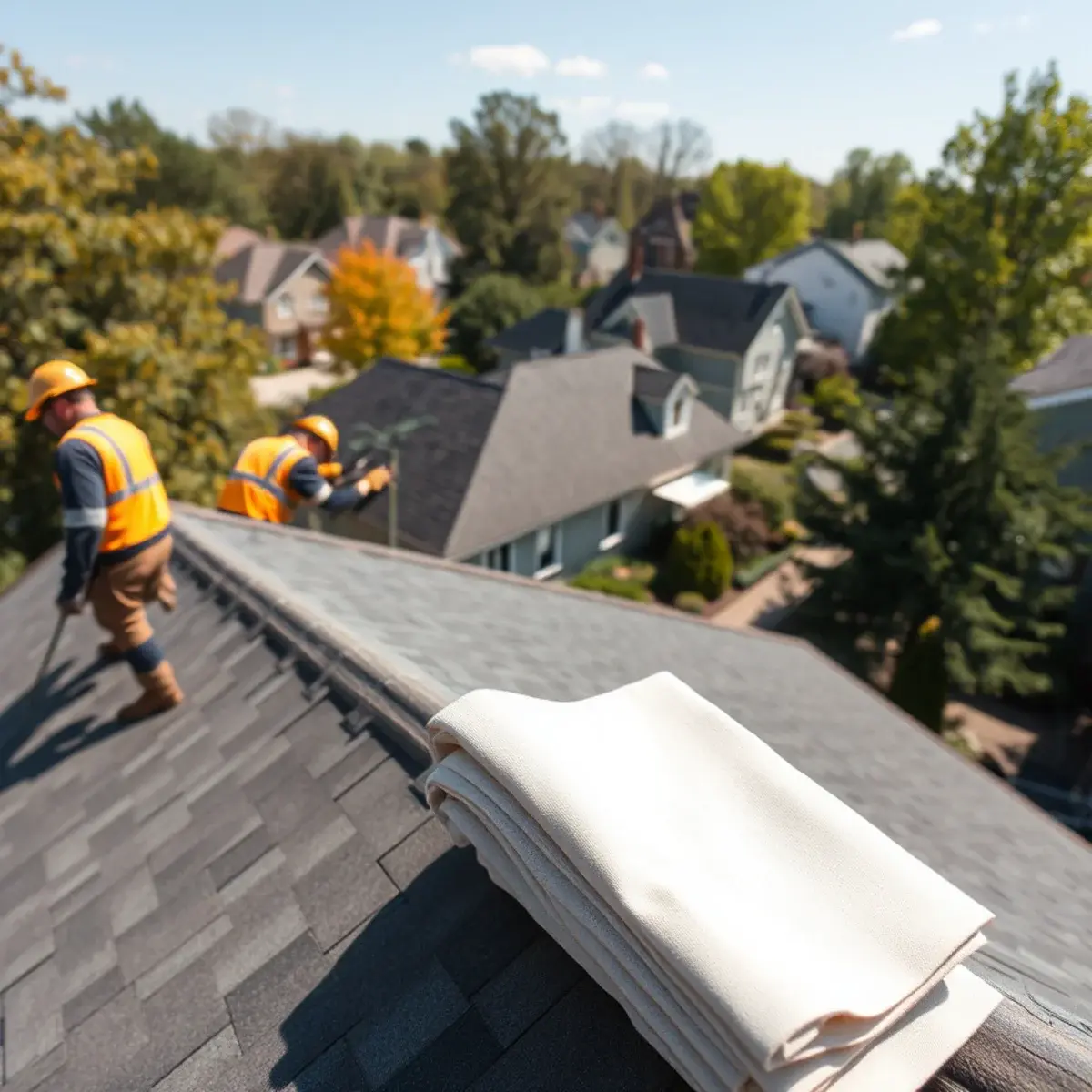 Roof replacement project near Port Chester, NY
