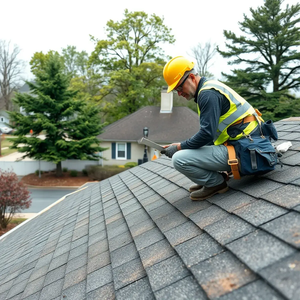 Storm damage roof repair near Port Jefferson Station, NY
