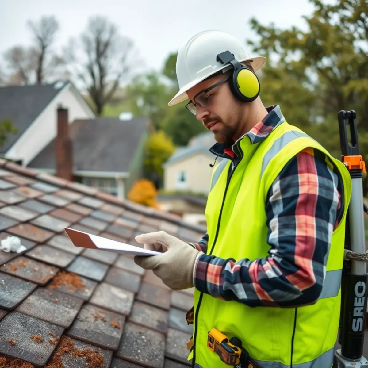 Storm damage roof repair near Pound Ridge, NY