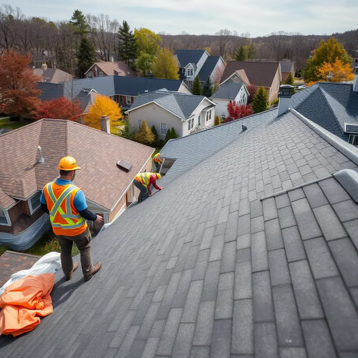 Roof replacement project near Rensselaer, NY