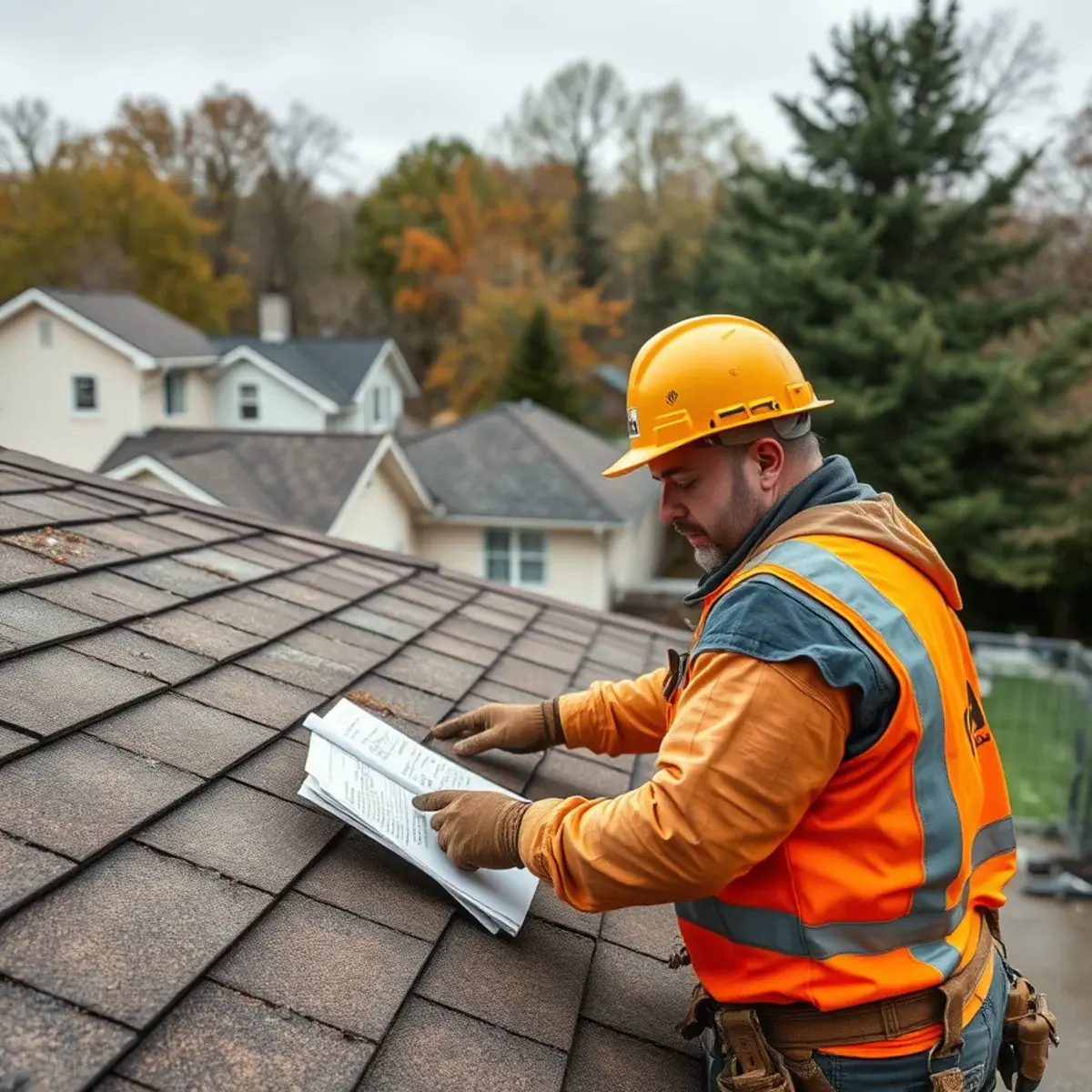 Storm damage roof repair near Rensselaer, NY