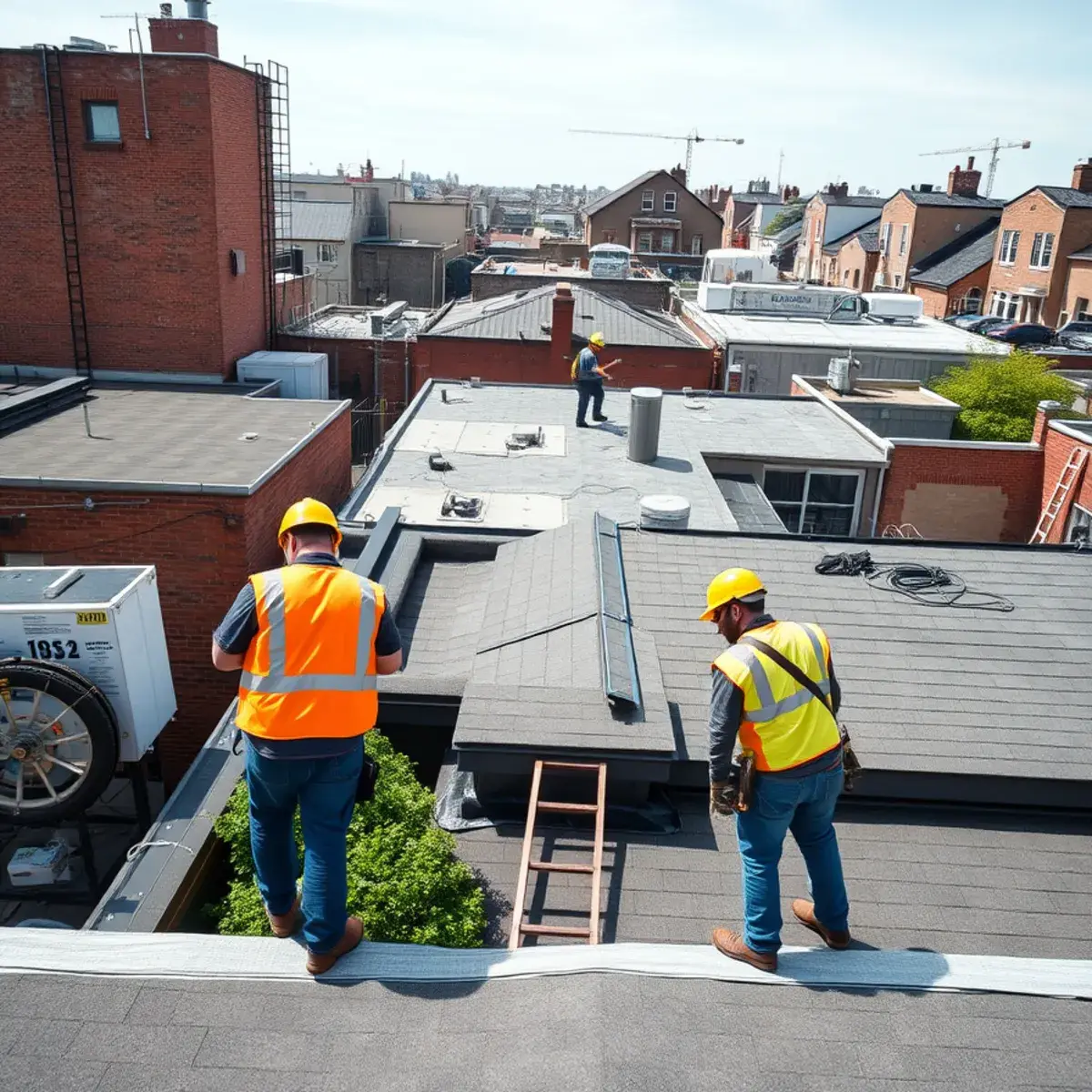 Roof replacement project near Richmond Hill, NY