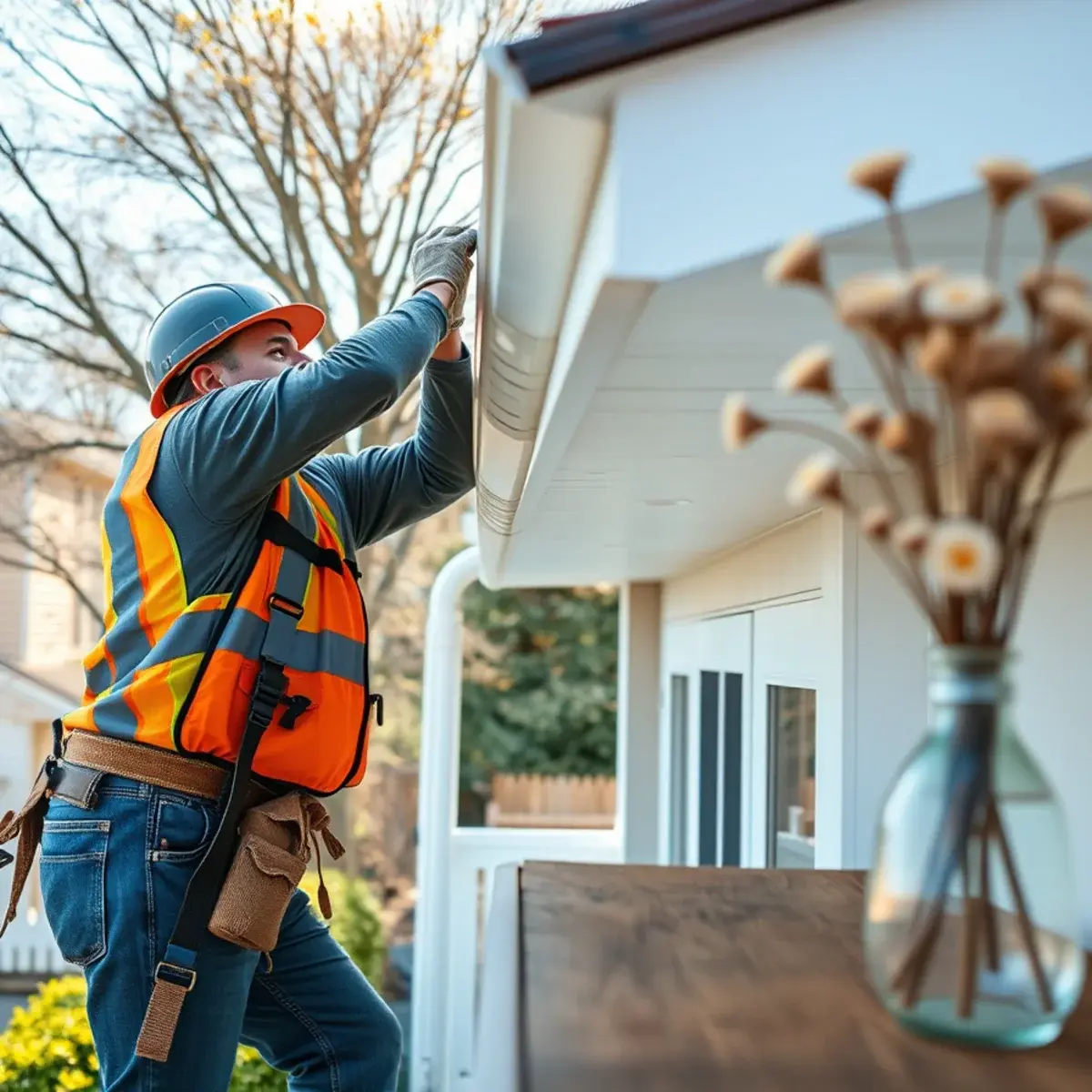 Gutter protection and roof drainage work near Roslyn, NY