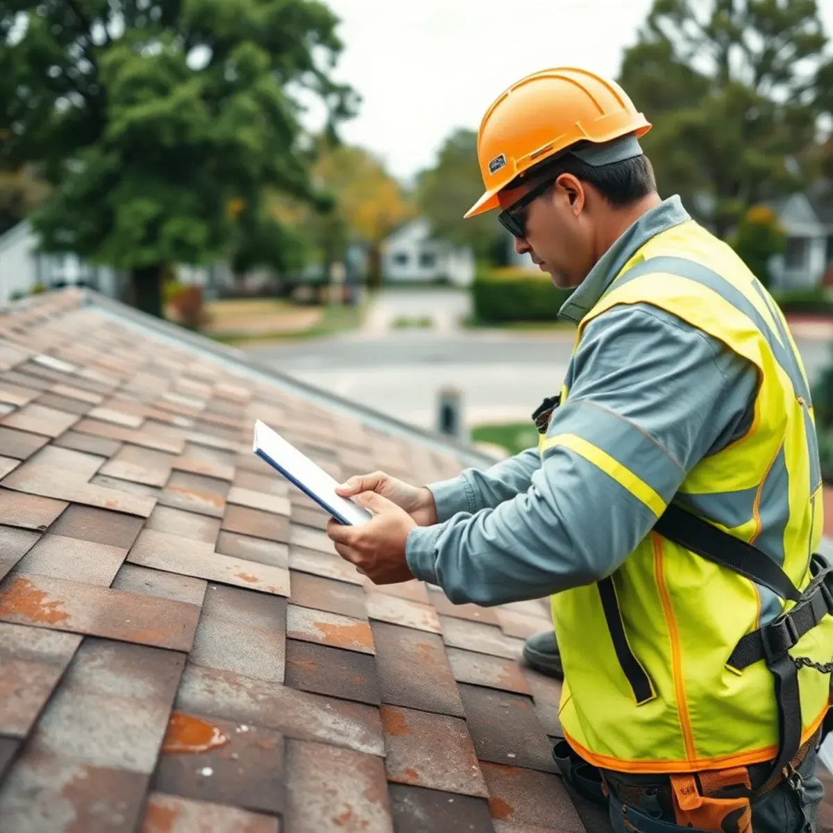 Storm damage roof repair near Sayville, NY