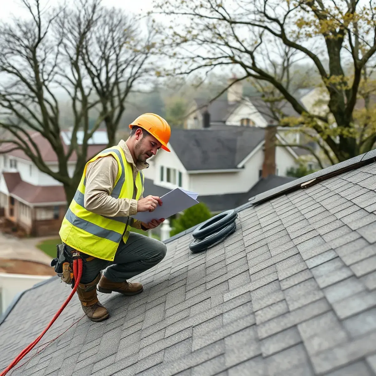 Storm damage roof repair near Smithtown, NY