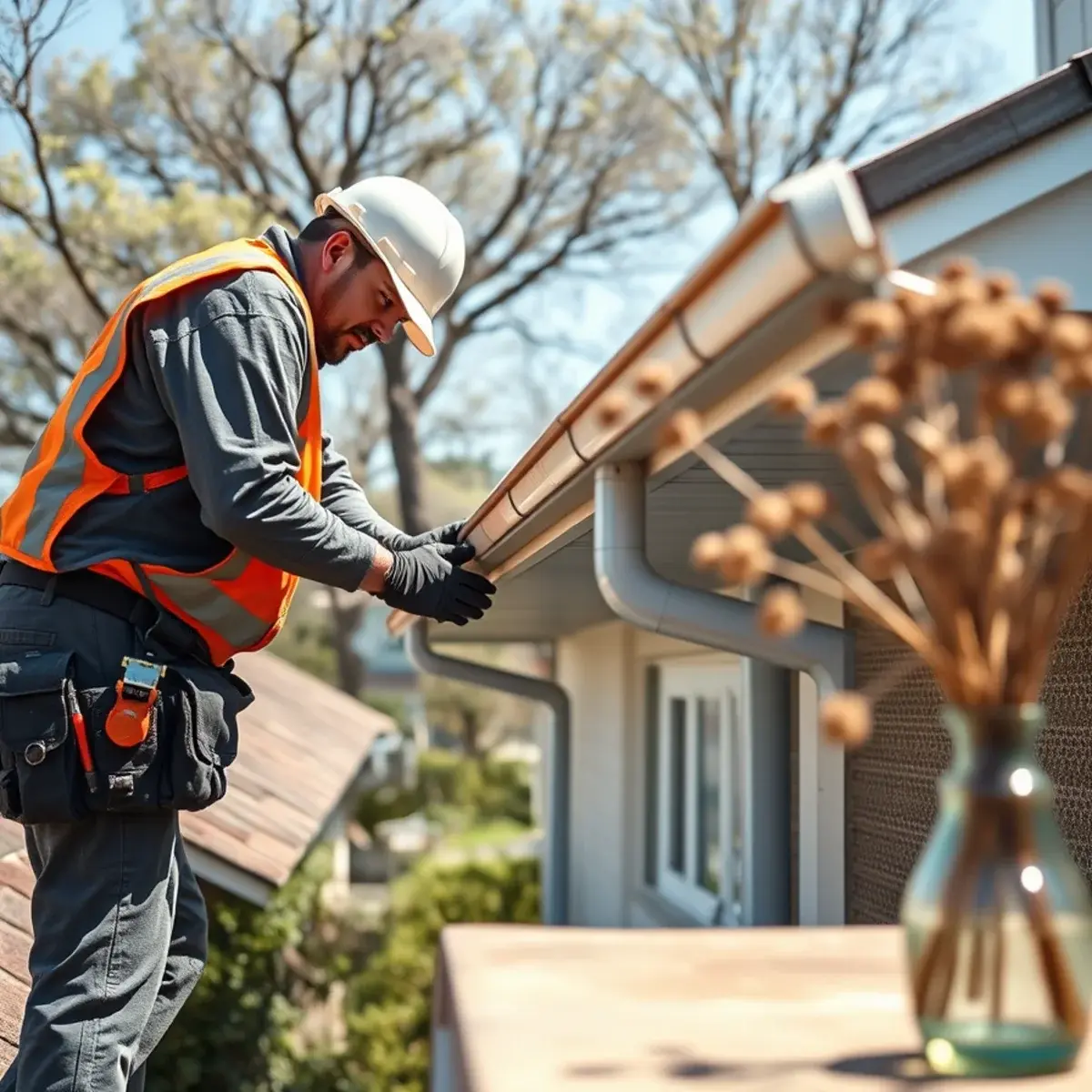 Gutter protection and roof drainage work near Southampton, NY