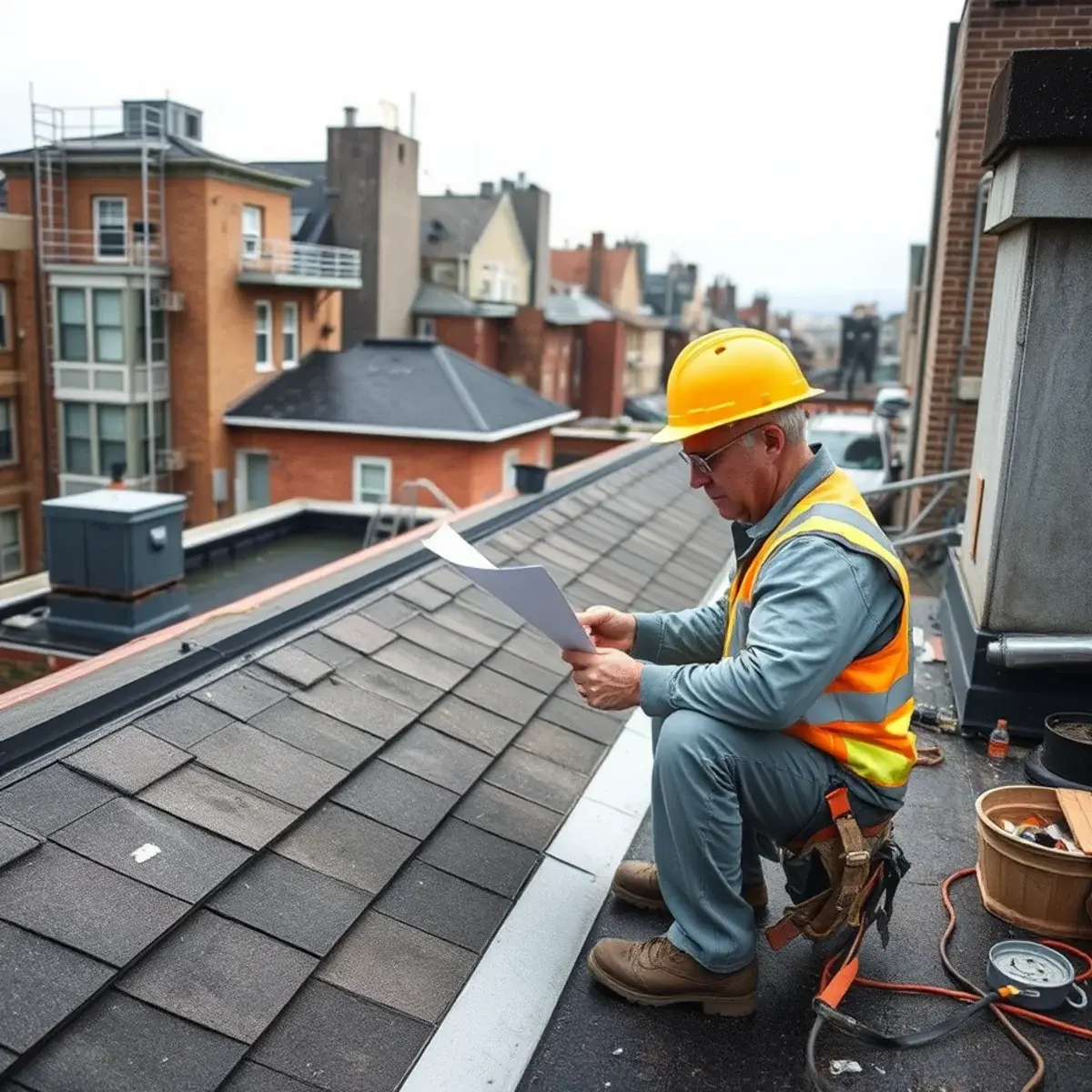 Storm damage roof repair near St. Albans, NY