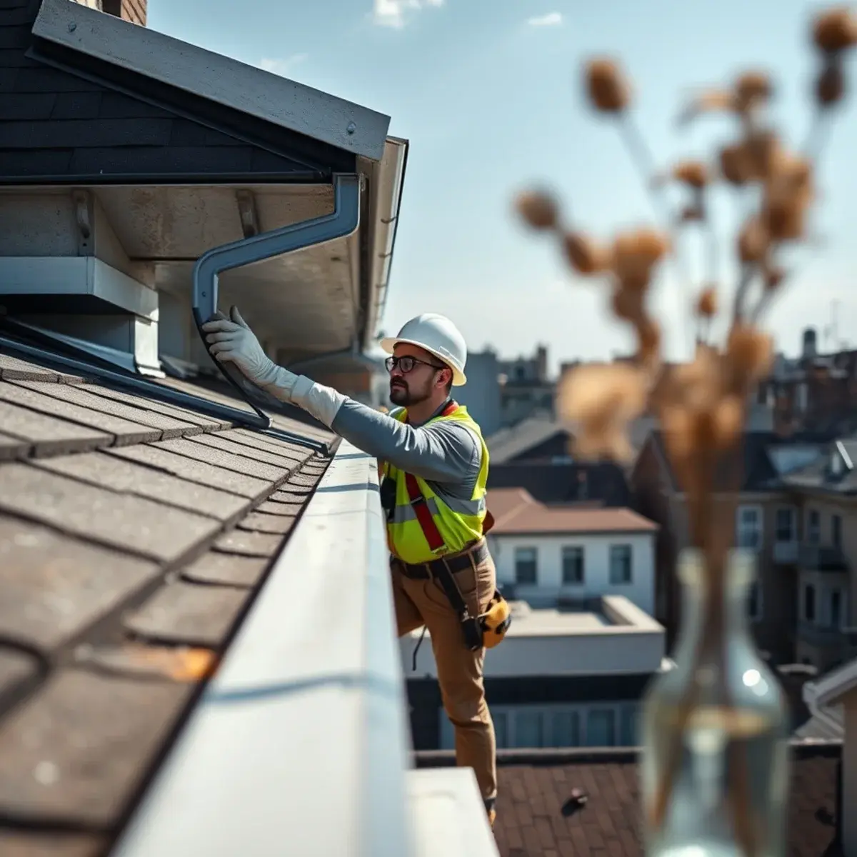 Gutter protection and roof drainage work near St. Albans, NY