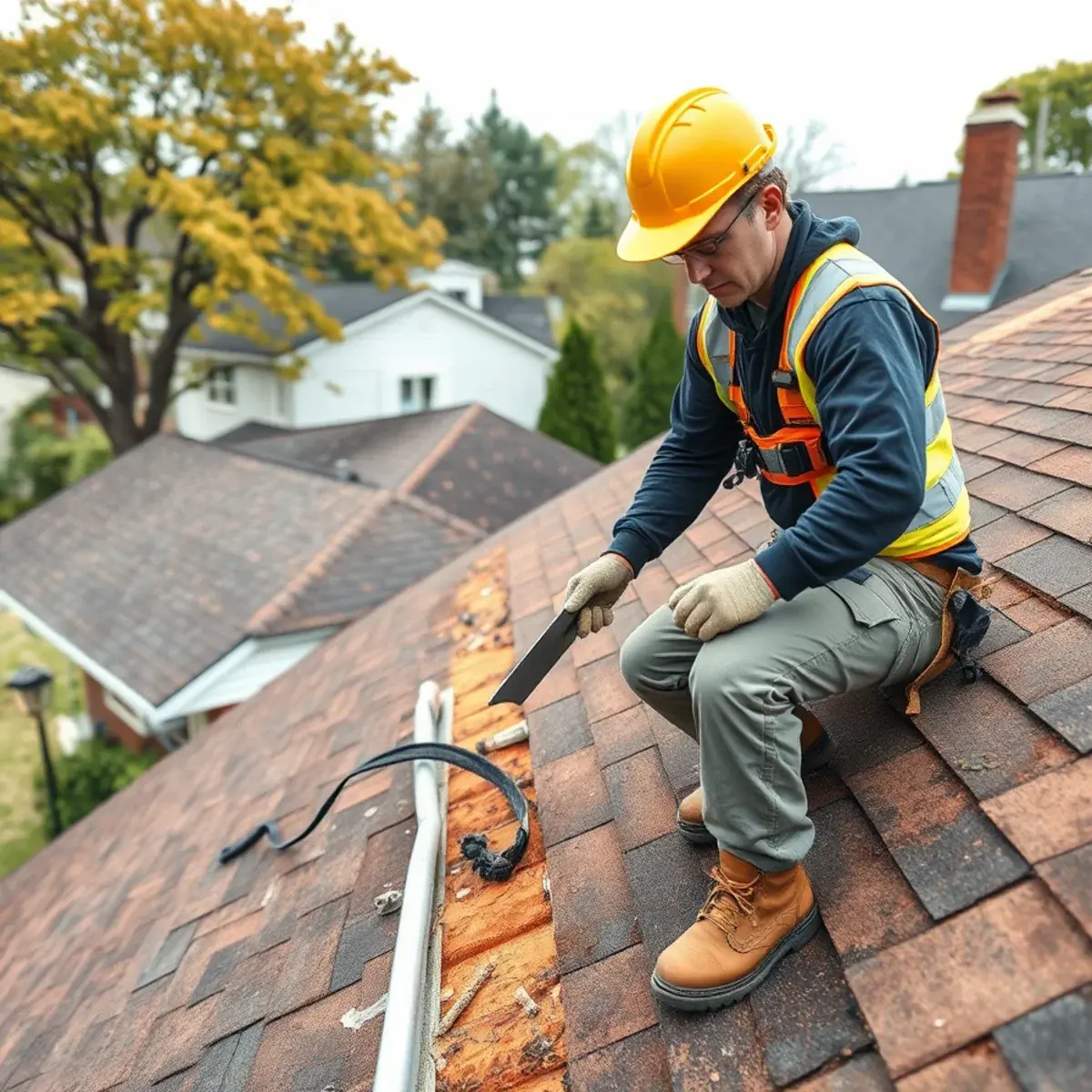 Storm damage roof repair near Staten Island, NY