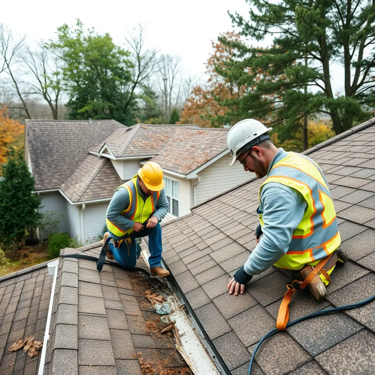 Storm damage roof repair near Stone Ridge, NY