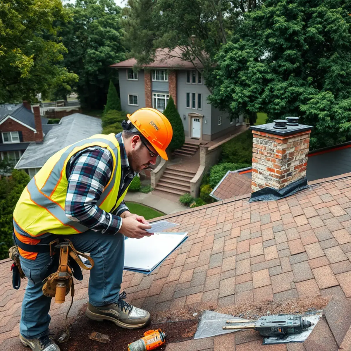 Storm damage roof repair near Stony Point, NY