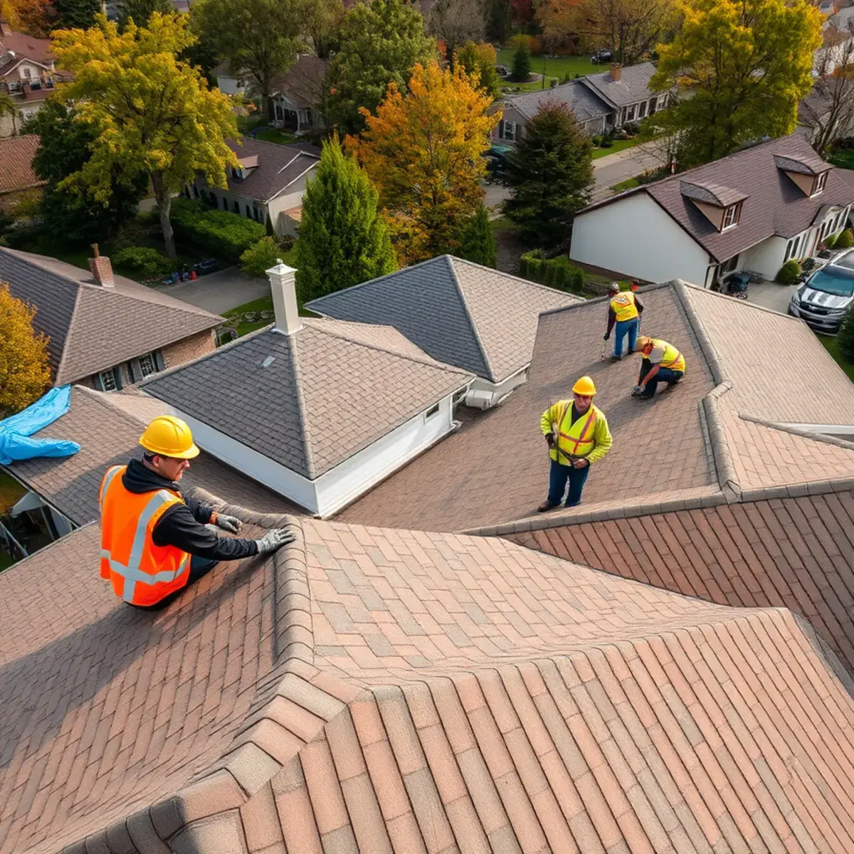 Roof replacement project near Syracuse, NY