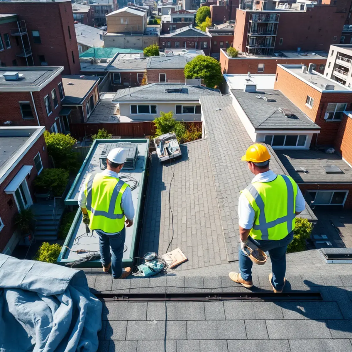 Roof replacement project near Tottenville, NY