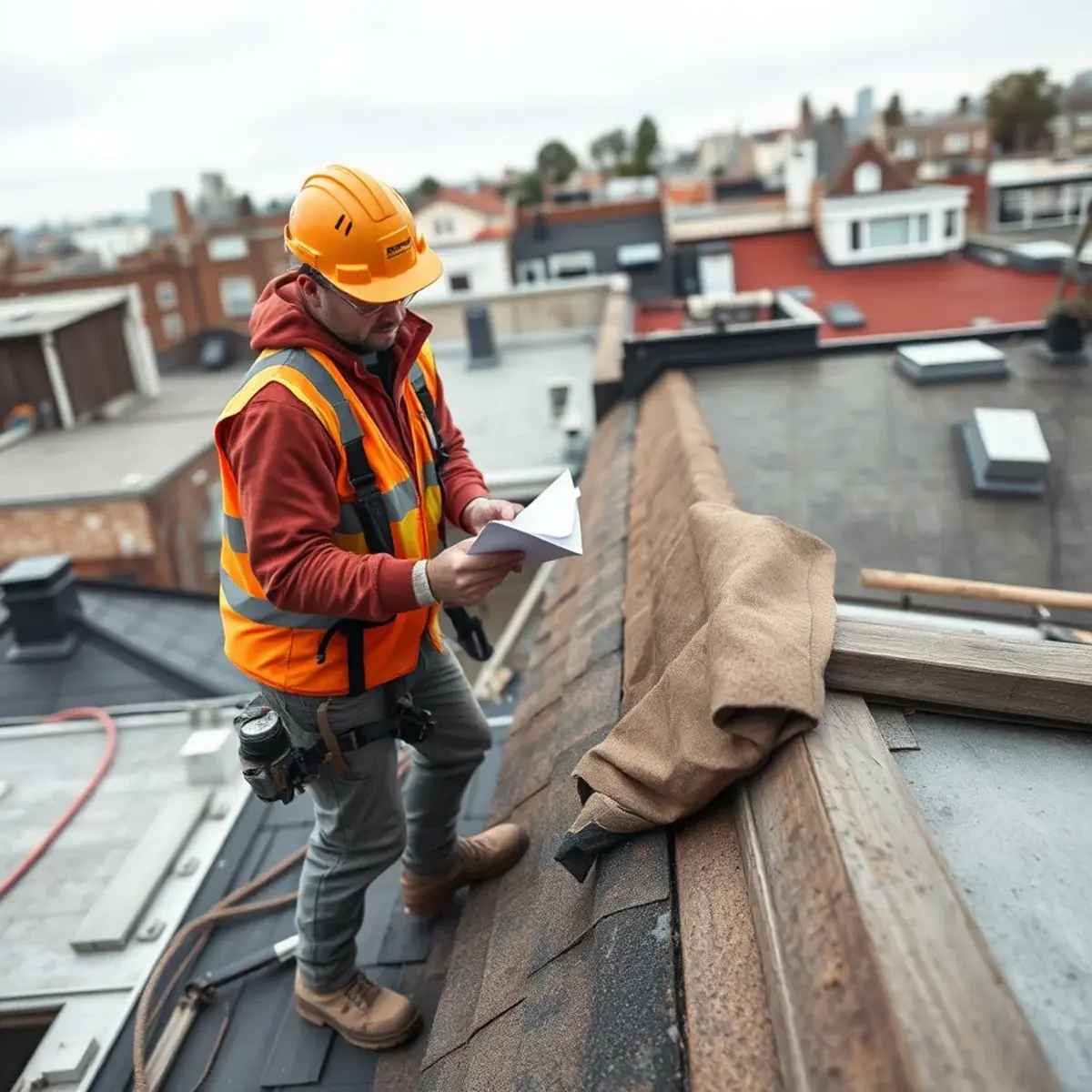 Storm damage roof repair near Travis, NY