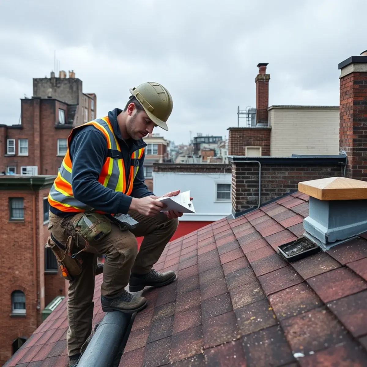 Storm damage roof repair near Tremont, NY
