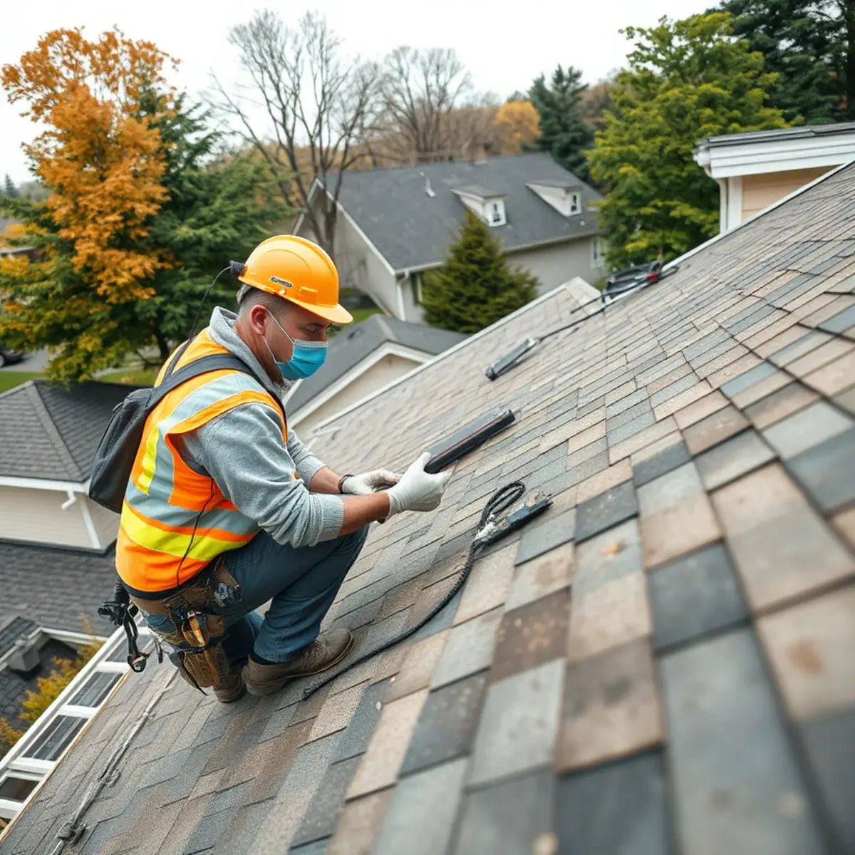 Storm damage roof repair near Troy, NY