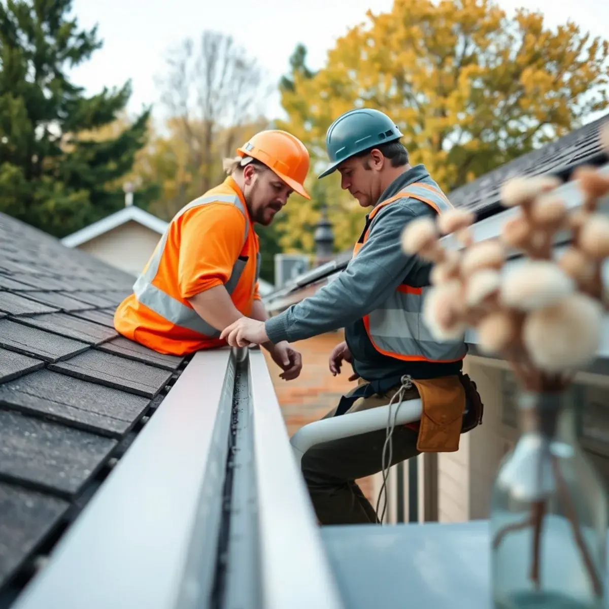 Gutter protection and roof drainage work near Troy, NY