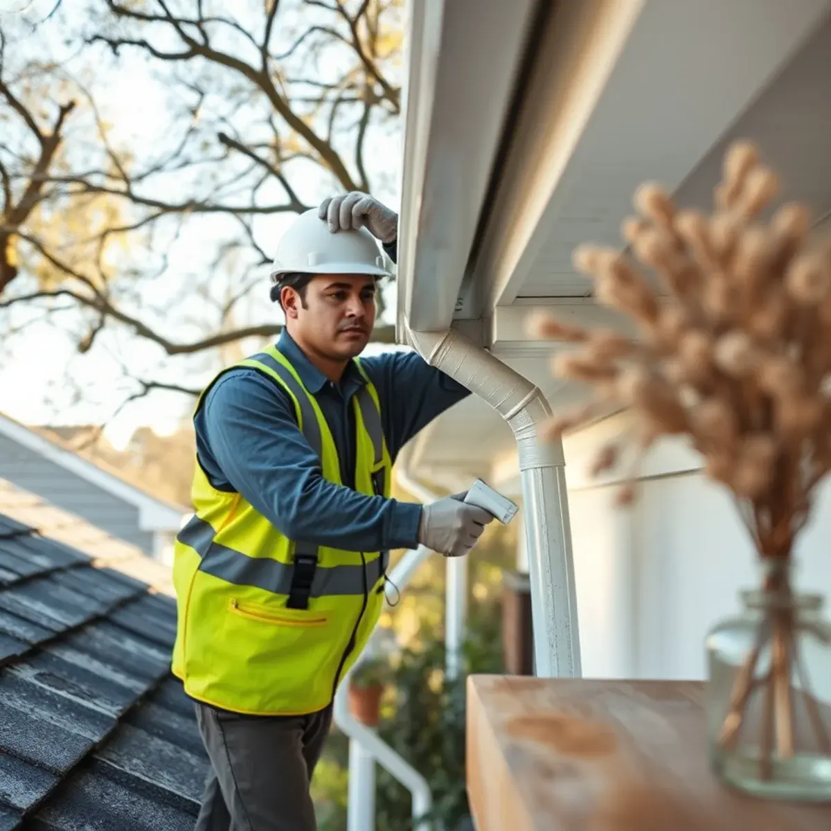Gutter protection and roof drainage work near Westhampton, NY