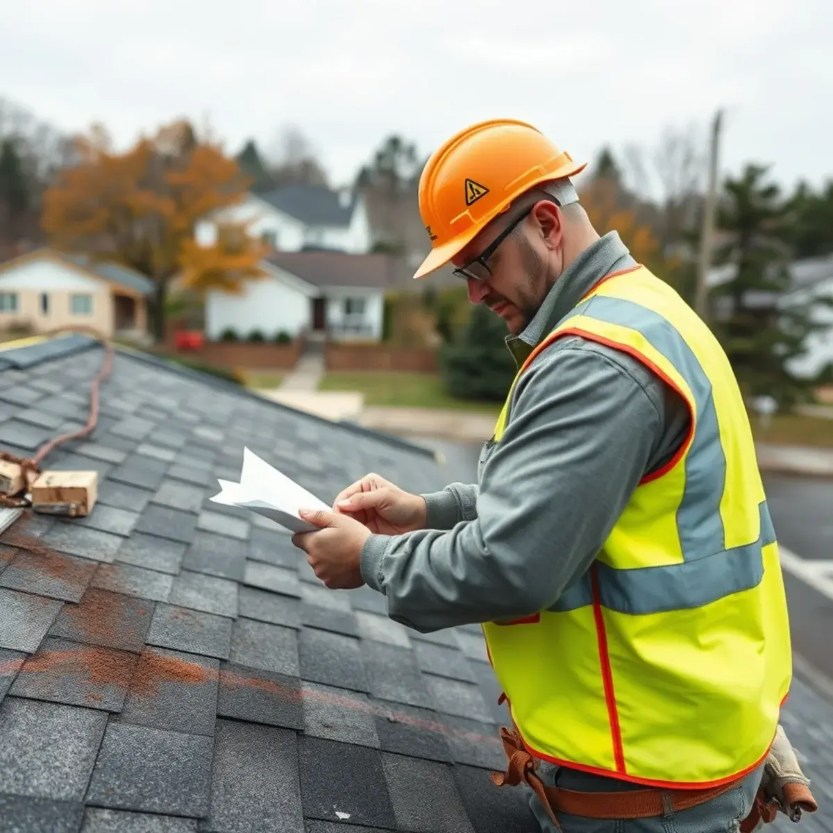 Storm damage roof repair near Woodmere, NY